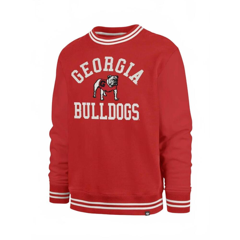 NEW ’47 men's georgia bulldogs clubhouse sierra crewneck tee in racer red